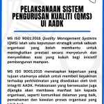 SISTEM PENGURUSAN KUALITI (QMS) UI AADK